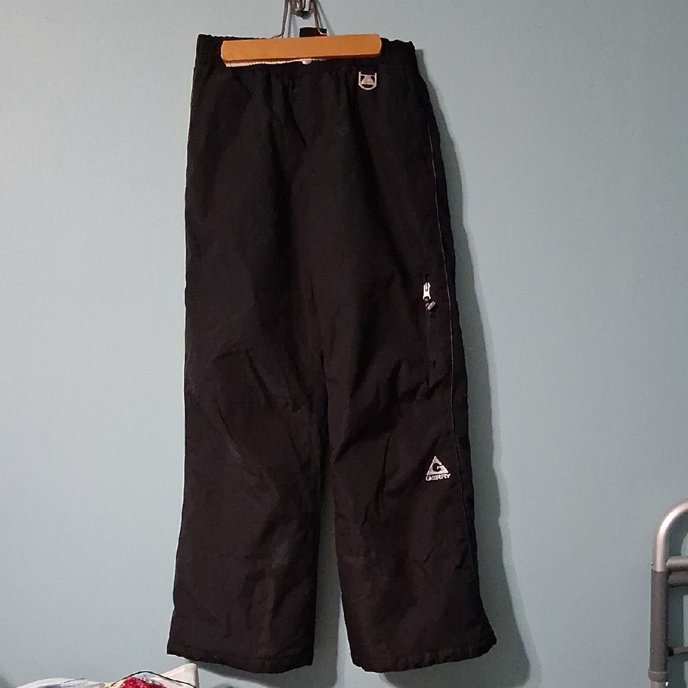 GERRY Youth Girls Size Large 14/16 Ski Snowboard Snow Pants Black